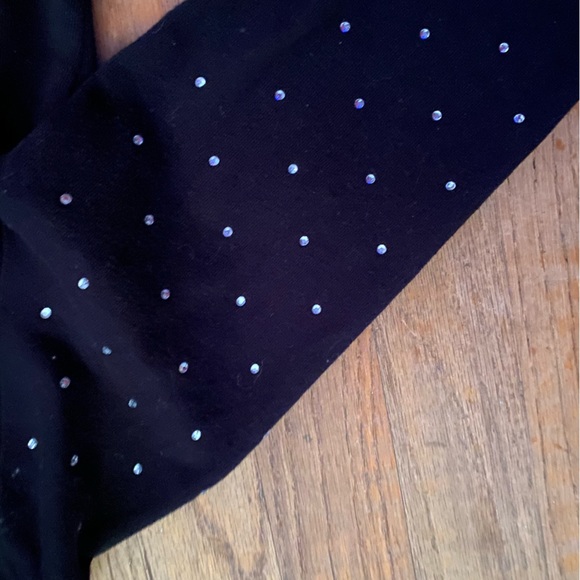 HTF Pink by V.S. Black w/Rhinestones Miami in white l stunning hoodie w/zip - Picture 3 of 6